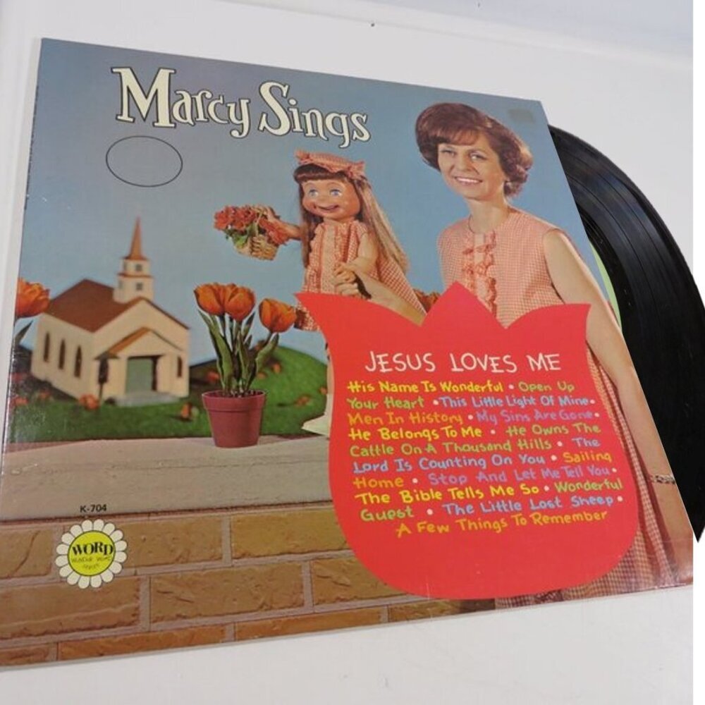 Marcy Sings JESUS LOVES ME LP Vinyl (1) Record RELIGIOUS (Waco Texas)